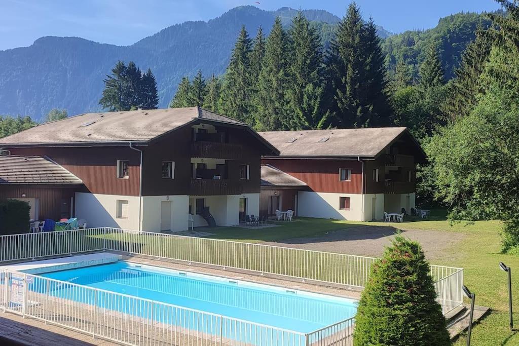Samoens Residence Grand Tetras 4 Personnes Piscine 外观 照片